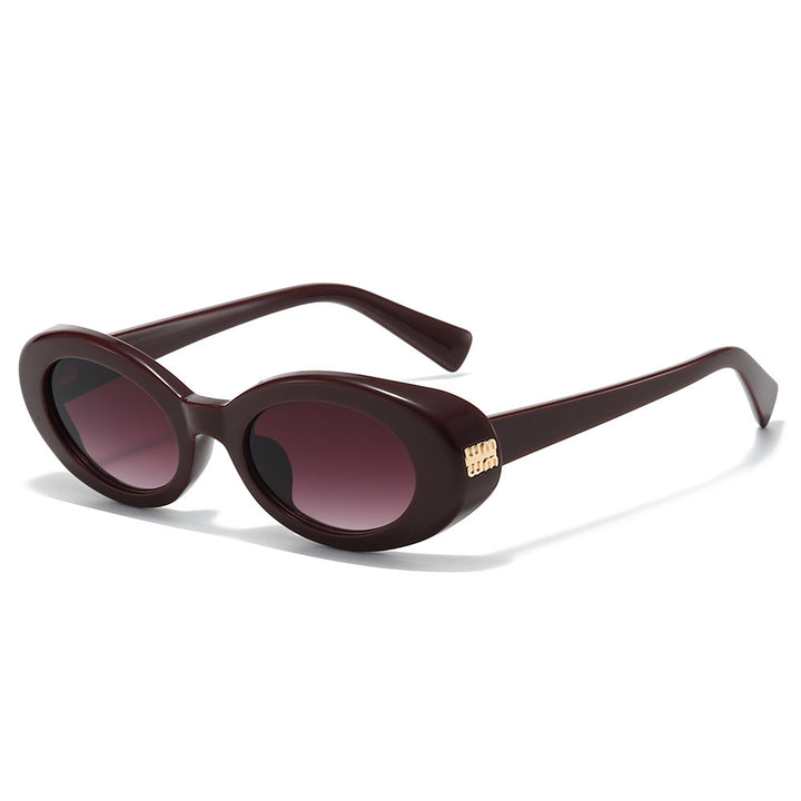 Statement Oval Frame Sunglasses Kalsten