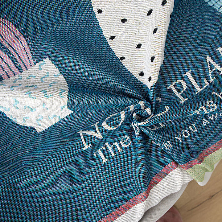 Decorative Art-Inspired Throw Blanket