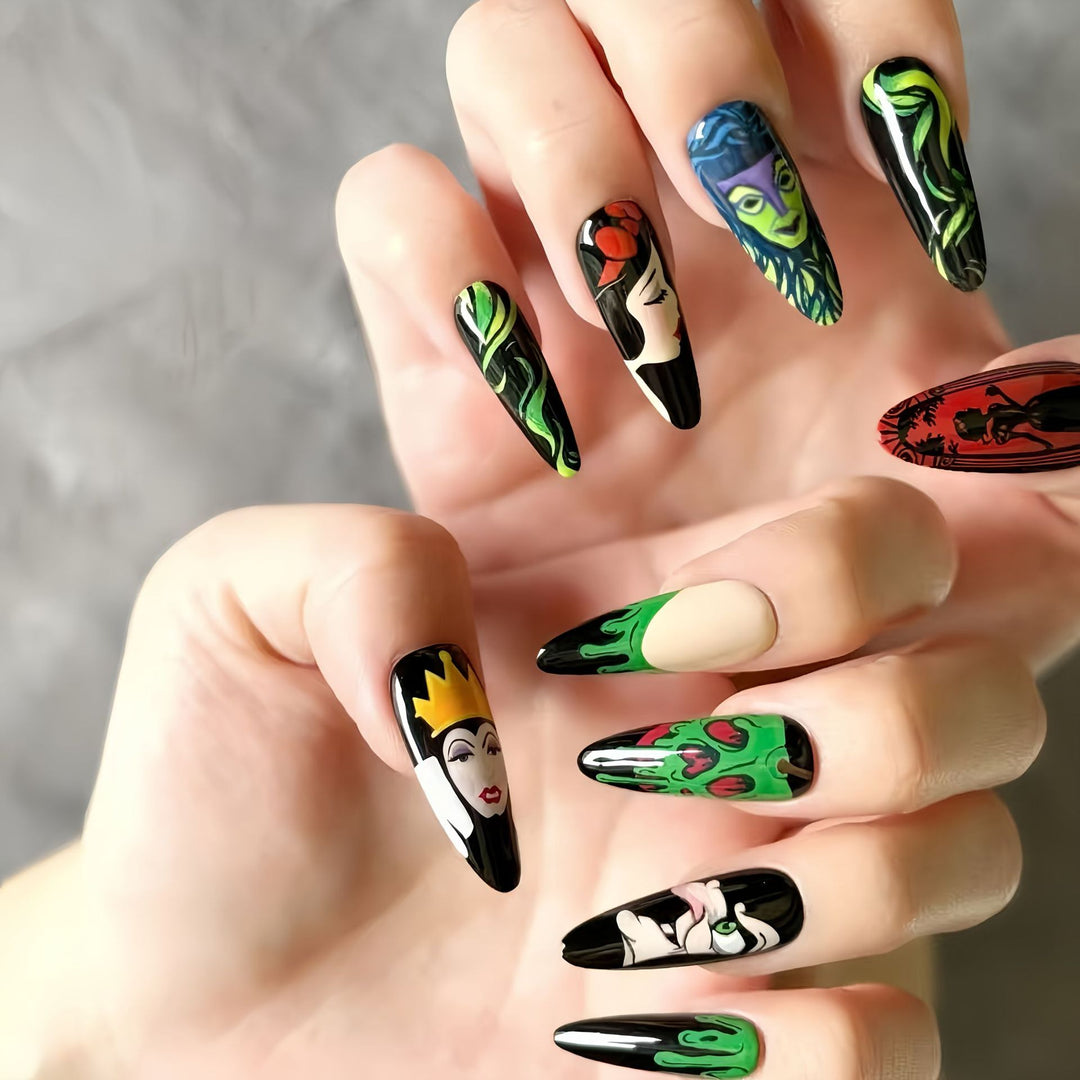 Creative nail art with fairy tale motifs Kalsten