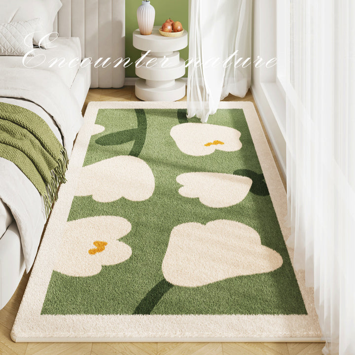 Artistic Leaf Design Area Rug Kalsten