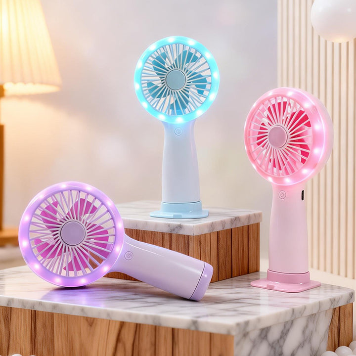 Women's Hand Fan with LED Lighting Kalsten
