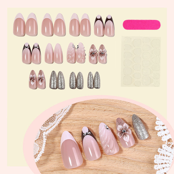 Luxurious Press-On Nail Art Set Kalsten