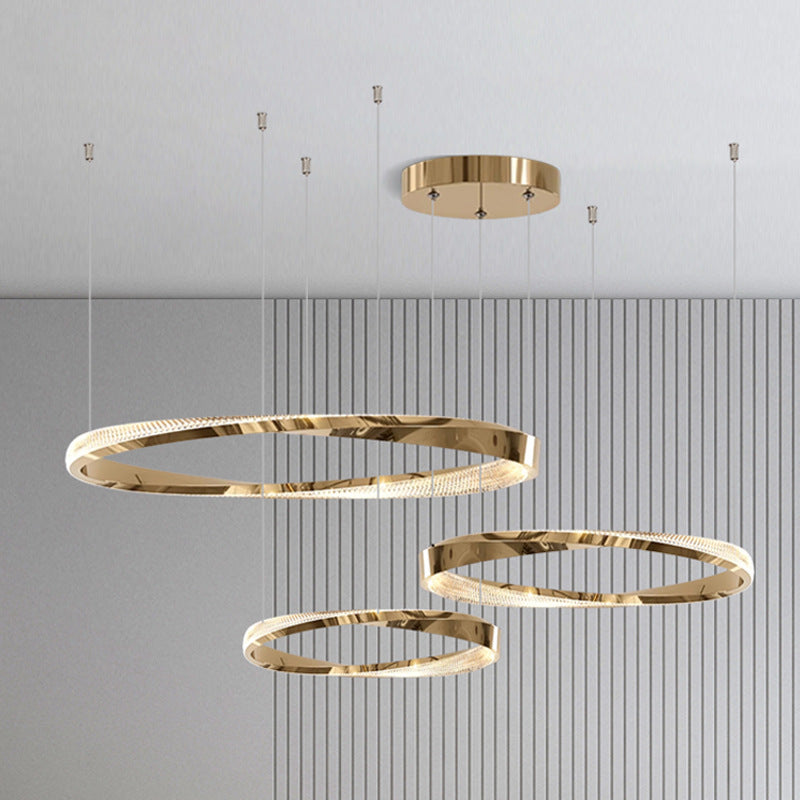 Modern Suspension Ring Chandelier
