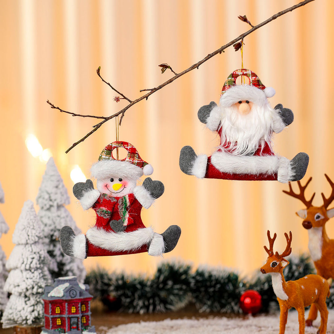 Decorative Felt Santa Ornament Kalsten