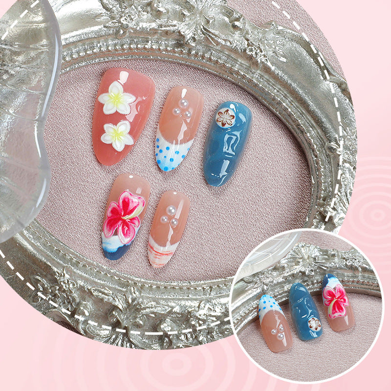 Floral-Themed Press-On Nail Set Kalsten