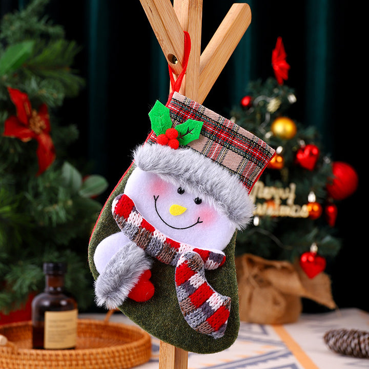 Christmas Fabric Sock Kalsten