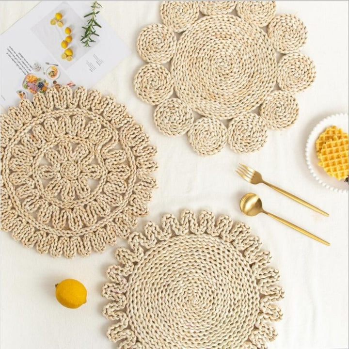Round braided rug
