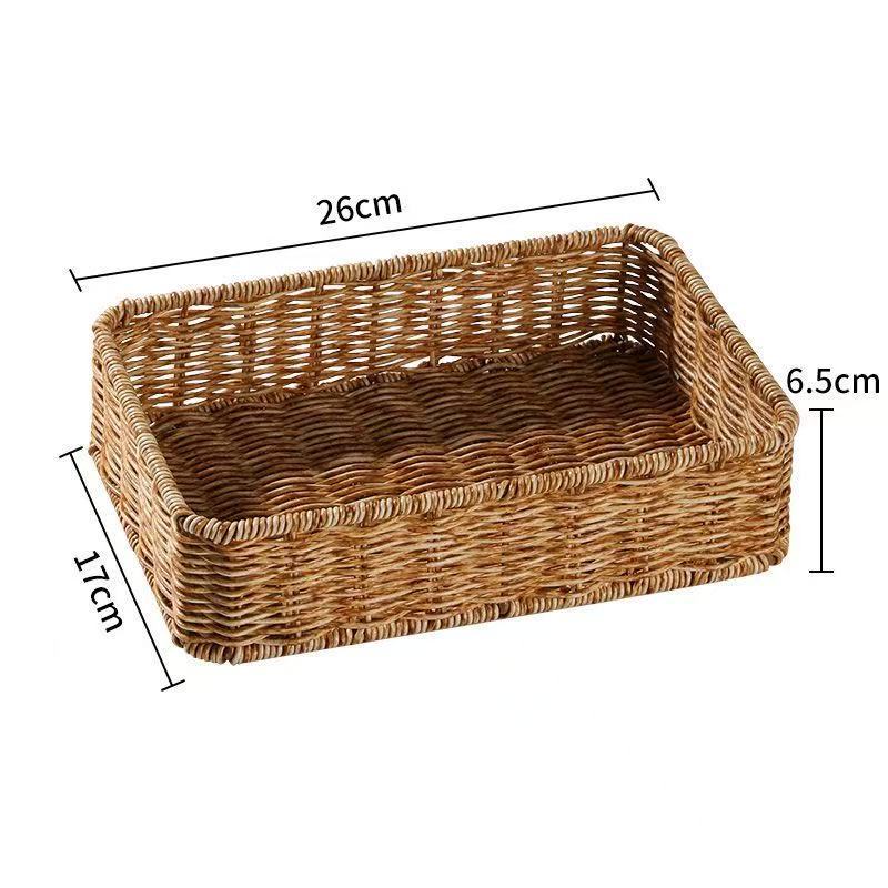 Rectangular Woven Storage Tray Kalsten