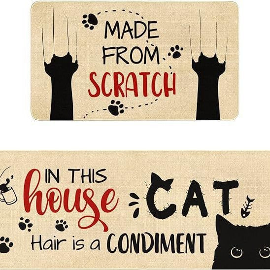 Cat-Themed Doormat