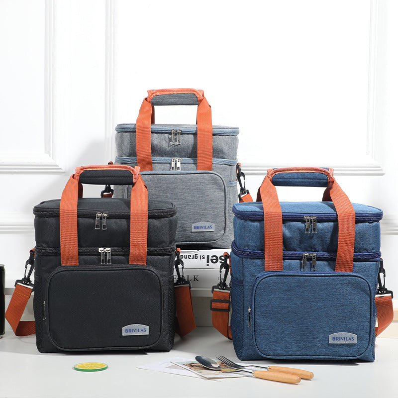 Multi-Compartment Insulated Food Cooler Bag Kalsten