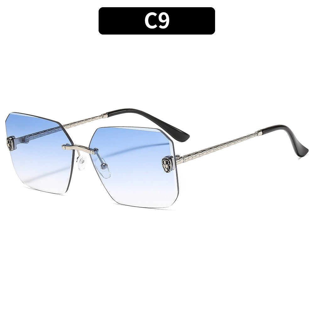 Chic Geometric Shield Sunglasses