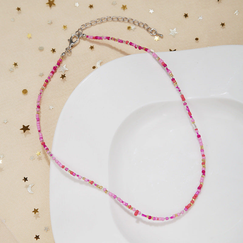 Handcrafted Beaded Choker Necklace Kalsten