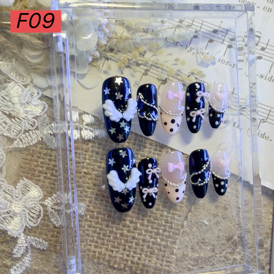 Decorative Press-On Nail Art Set 1790731572