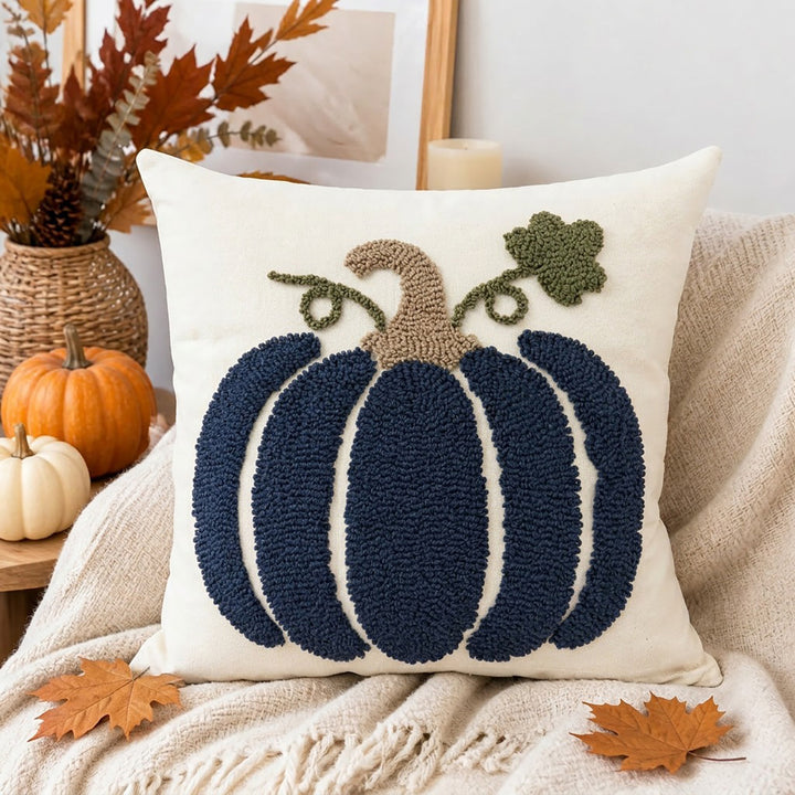 Decorative Pumpkin-Shaped Cushion