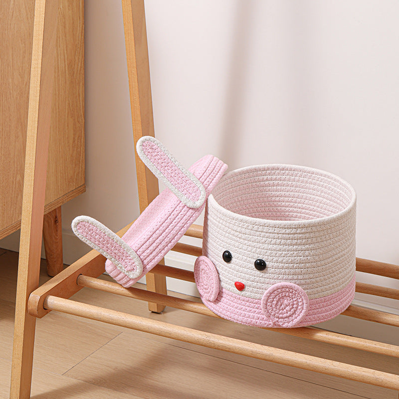 Plush Rabbit Storage Basket Kalsten