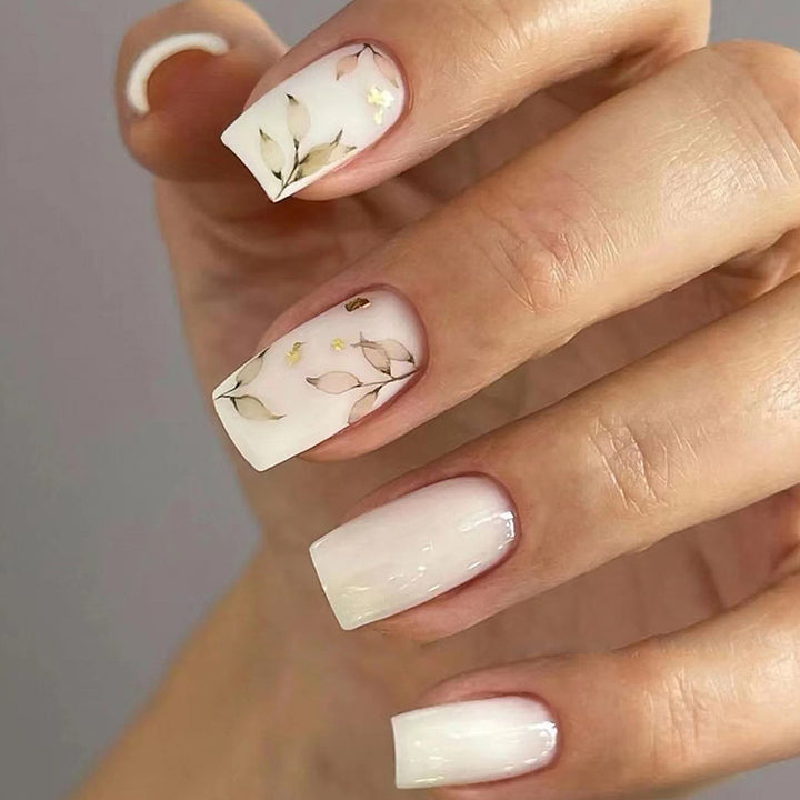 Botanical Press-On Nail Art Kalsten