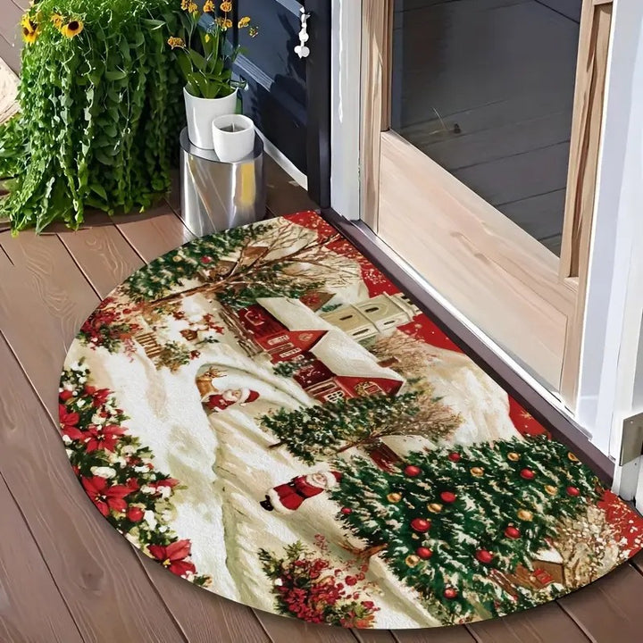 Holiday-Themed Decorative Floor Mat Kalsten