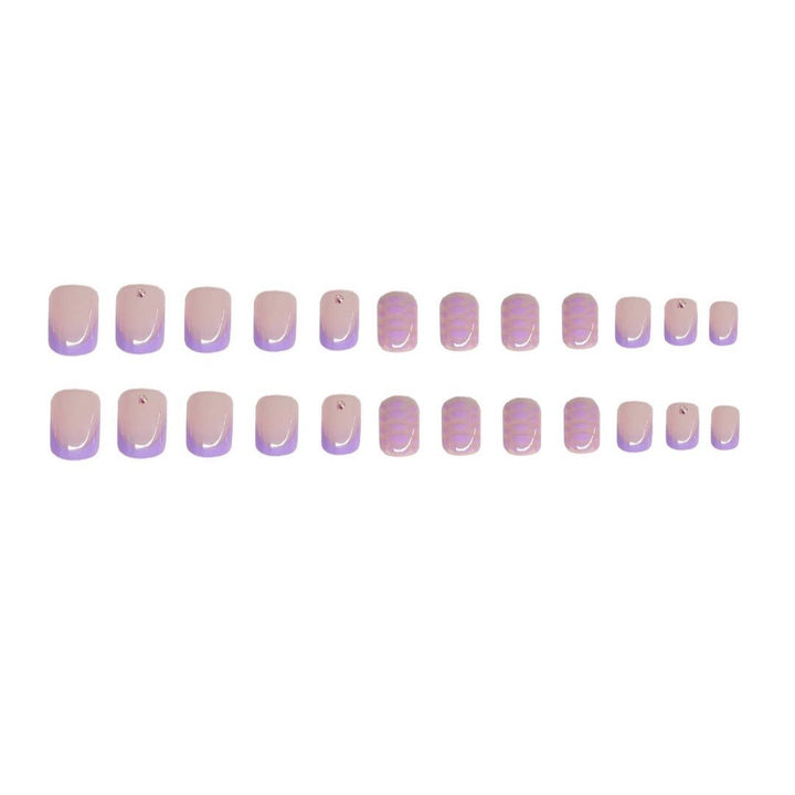 Patterned Press-On Nail Art Kalsten