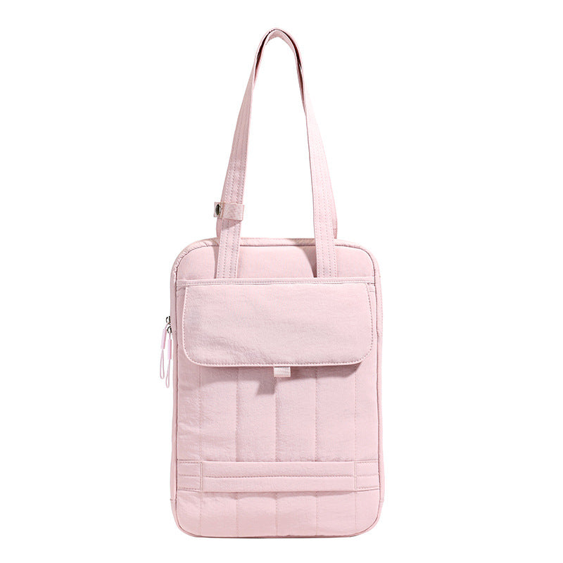 Structured Quilted Laptop Tote Bag Kalsten