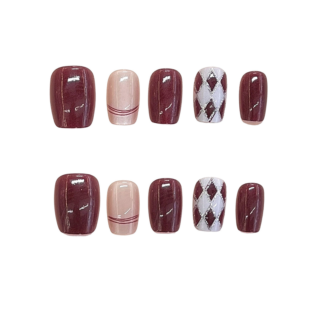 Artistic Press-On Nail Set Kalsten