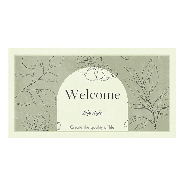 Floral Pattern Decorative Window Sill Mat Kalsten