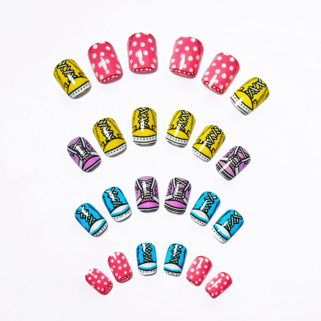 Creative Sneaker Nail Design Kalsten