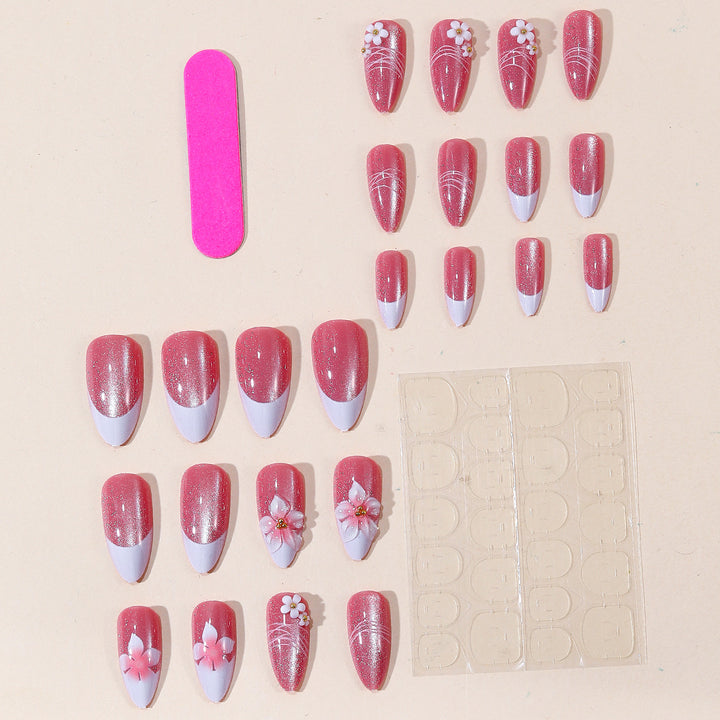 Floral 3D Manicure Art Kalsten