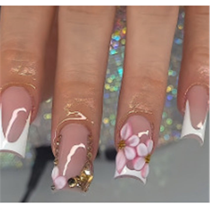 Artistic Press-On Nail Set with Premium Embellishments Kalsten