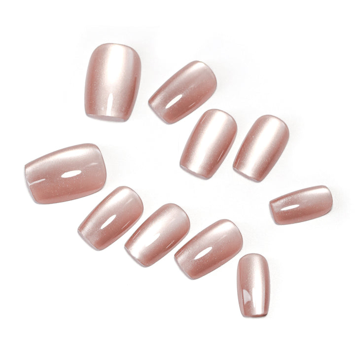 Artificial nail extensions with glossy finish Kalsten