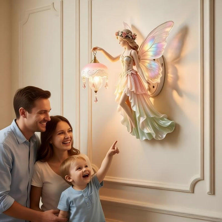 Decorative fairy figure with LED light Kalsten