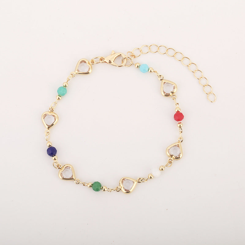 Colorful Gemstone Adjustable Bracelet Kalsten