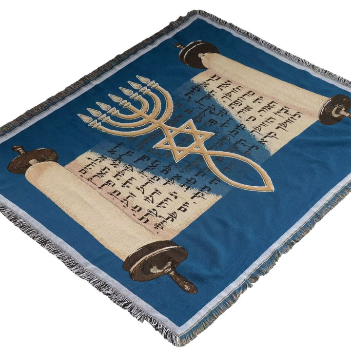 Artistic Cityscape Tapestry Blanket