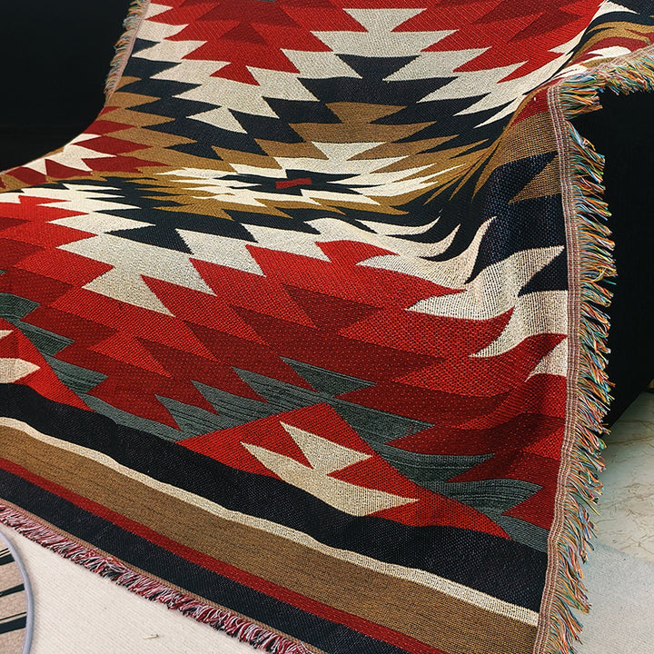Tribal Patterned Throw Blanket