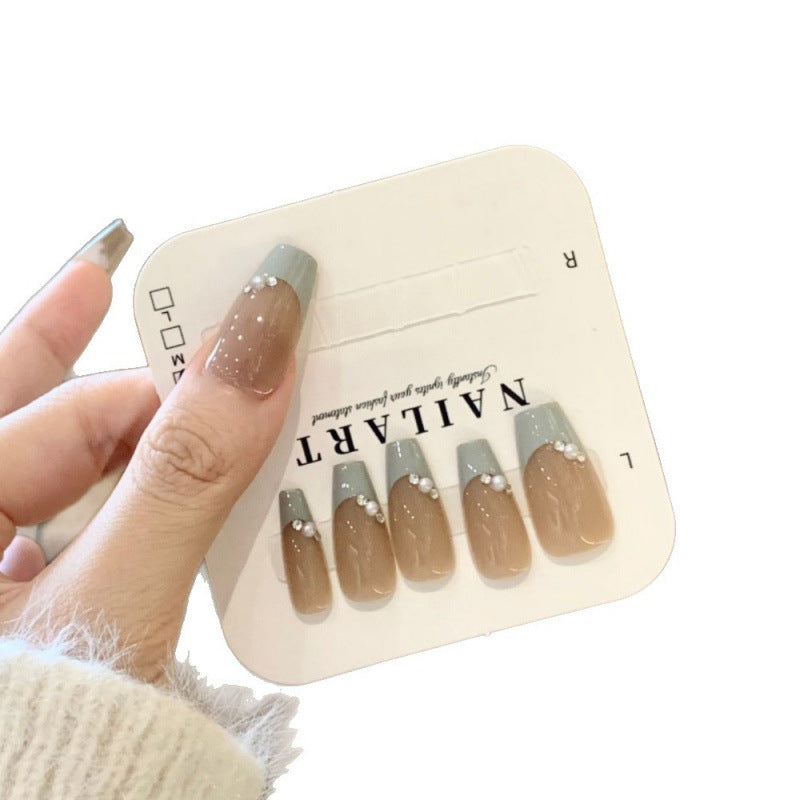 Artificial Nails Set with Glitter Design Kalsten