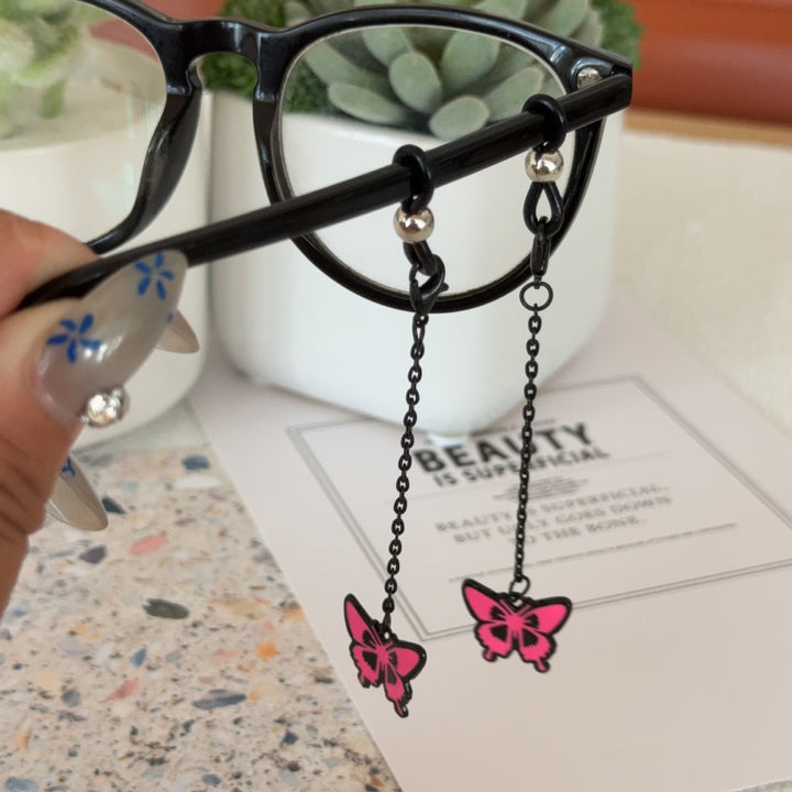 Butterfly-Themed Eyewear Chain Holder Kalsten