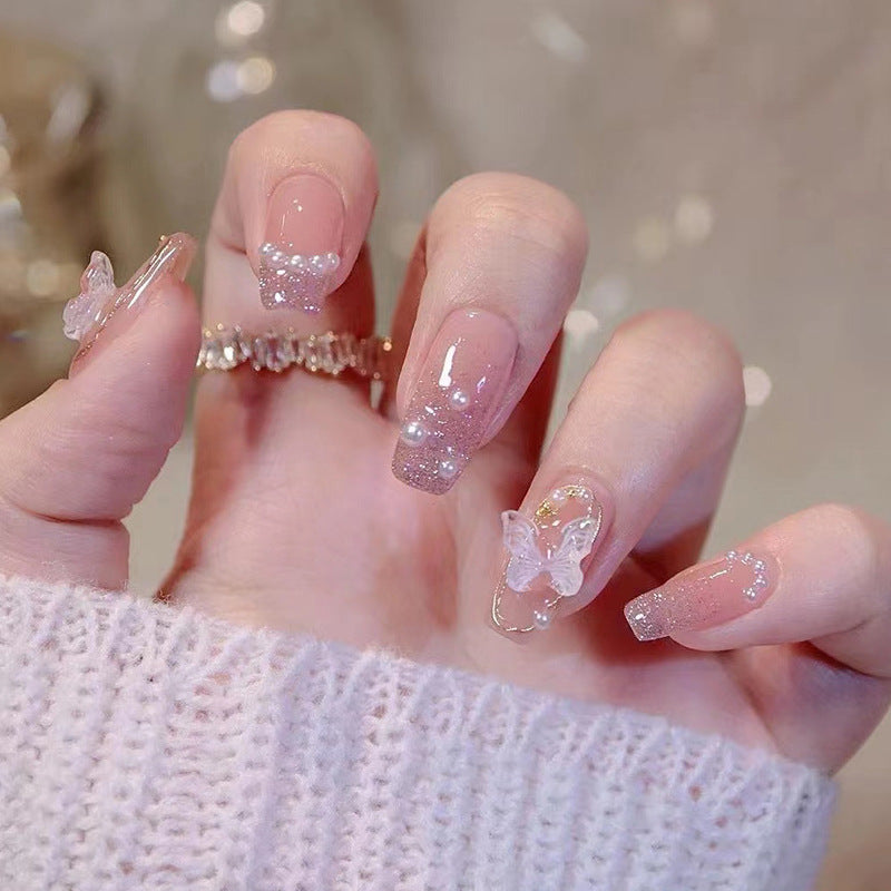 Artificial nails with elegant heart design Kalsten