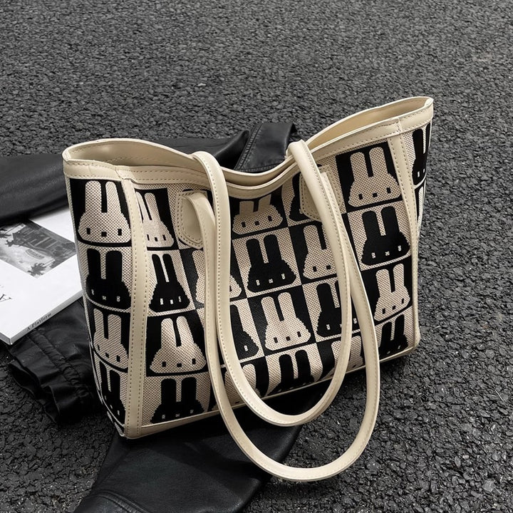 Playful Patterned Tote Bag Kalsten