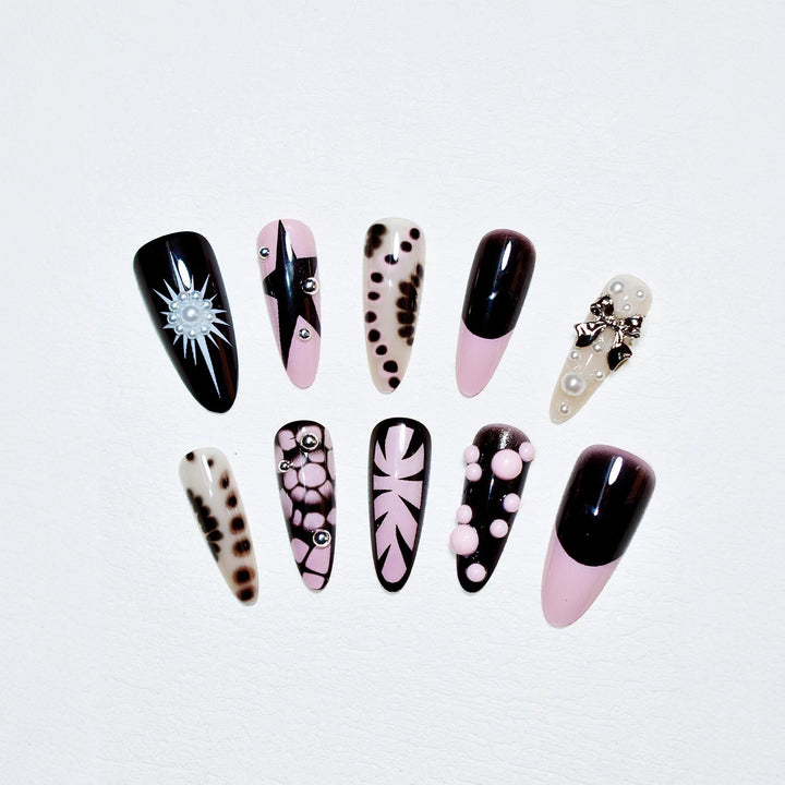 Ocean-Inspired 3D Decorative Press-On Nail Set Kalsten