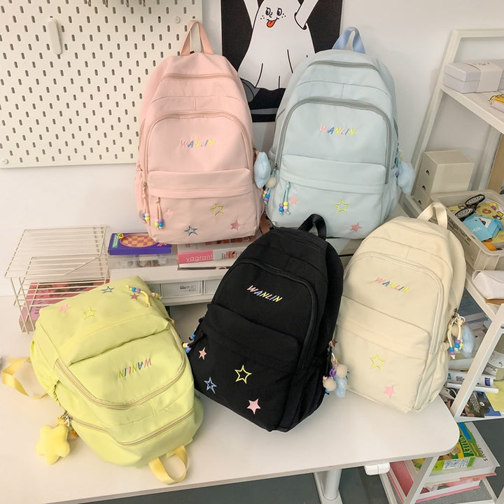 Playful Star-Embellished Backpack Kalsten