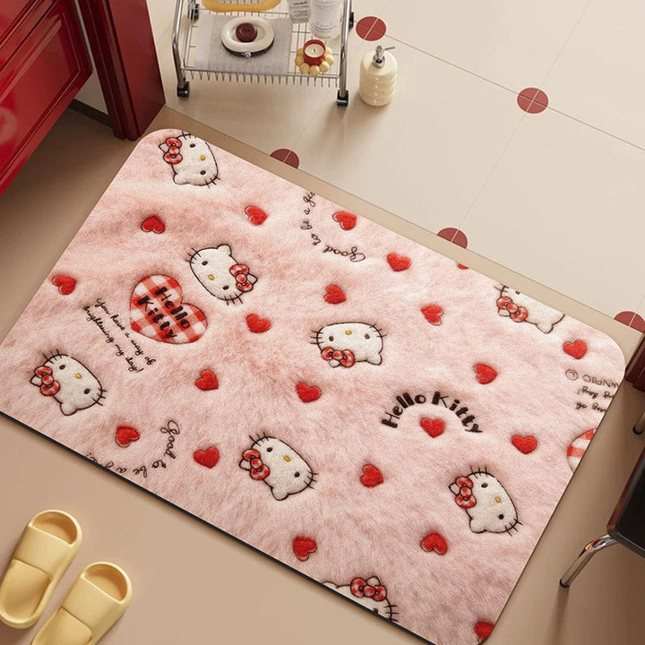 Plush Cartoon-Themed Area Rug