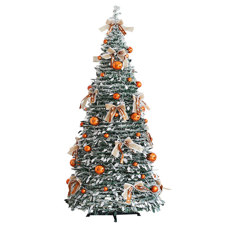 Artificial Snow-Dusted Christmas Tree