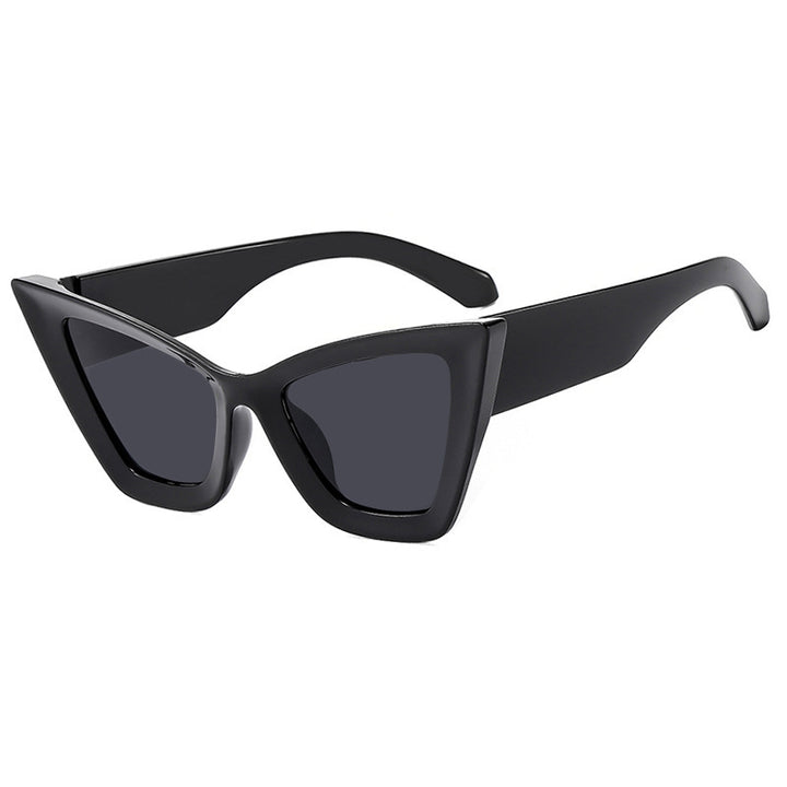 Women's Cat-Eye Sunglasses with Unique Wave Frame Kalsten