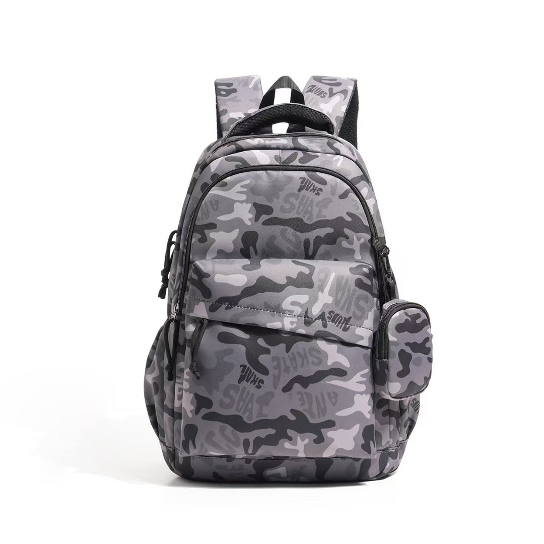 Backpack with Modern Camouflage Design and Functional Pockets Kalsten