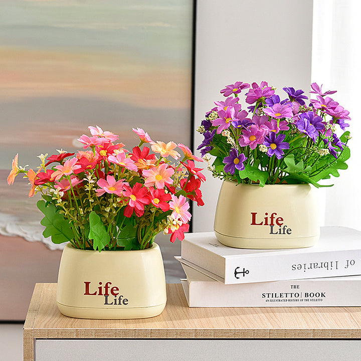 Lifelike Floral Centerpiece Arrangement