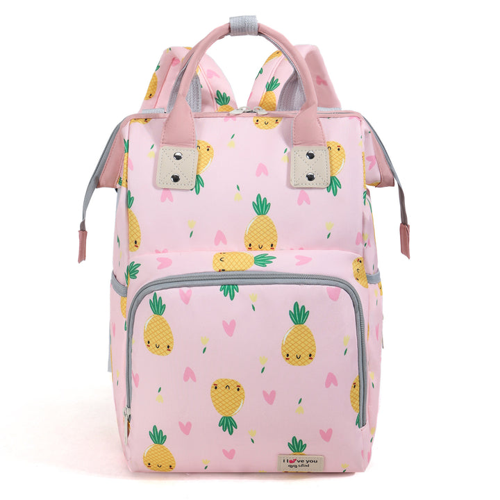 Playful Pineapple Print Diaper Backpack Kalsten