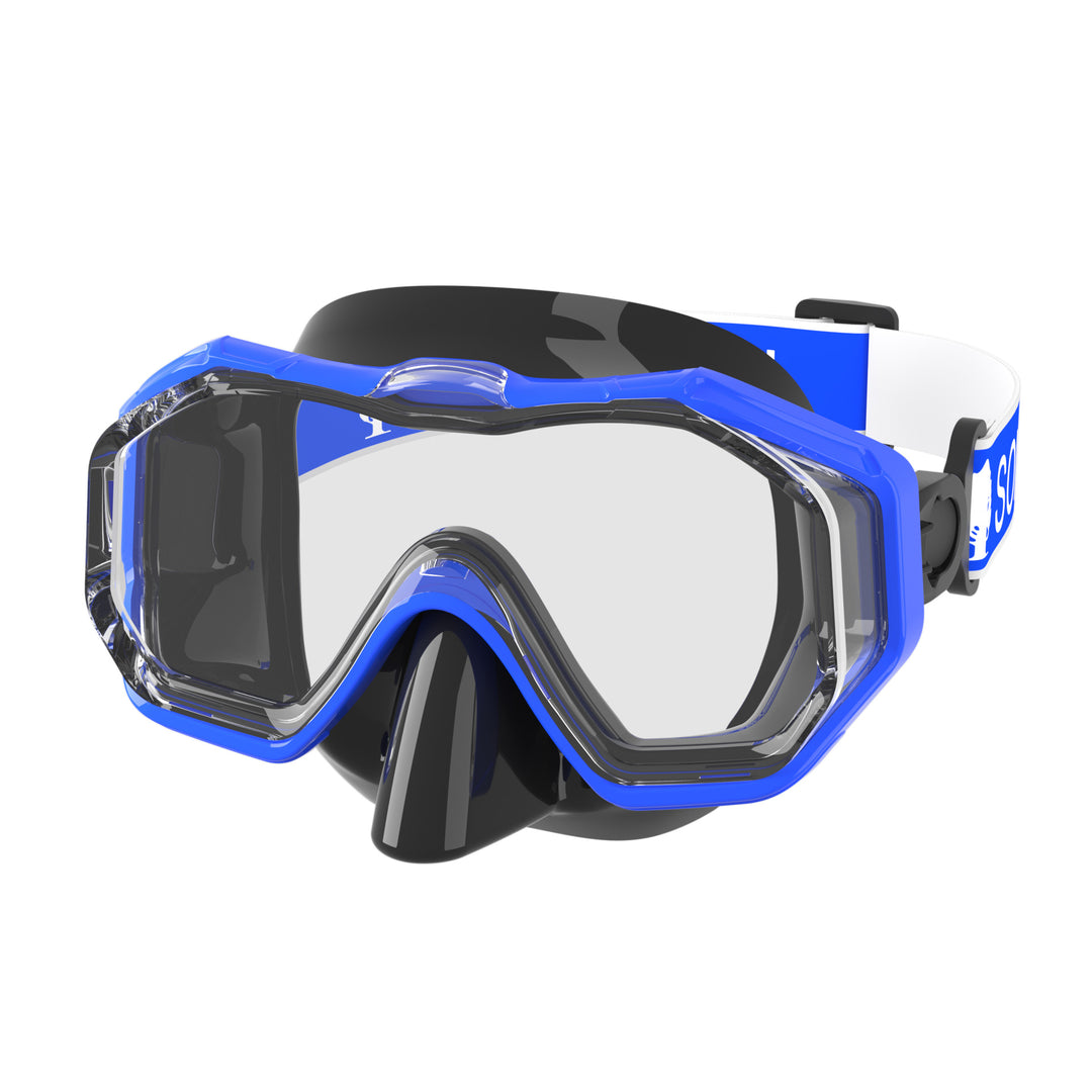 High-quality diving mask with flexible silicone rim and UV protection Kalsten