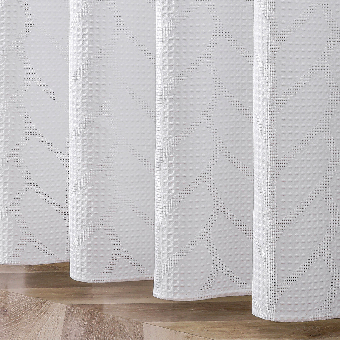 Textured Embossed Shower Curtain Kalsten