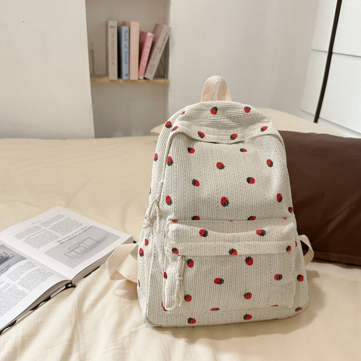 Backpack with Playful Fruit Pattern Kalsten