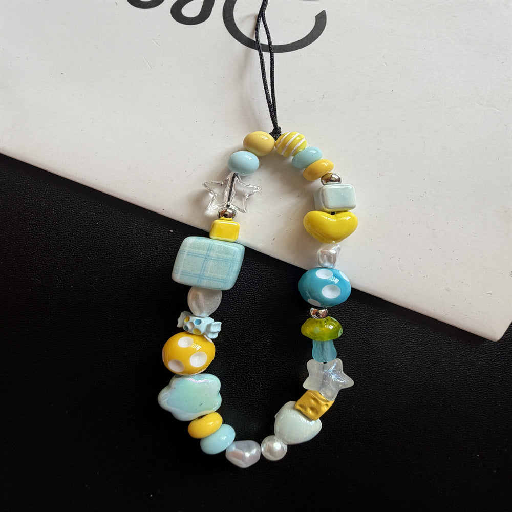 Fun Decorative Beaded Keychain Kalsten
