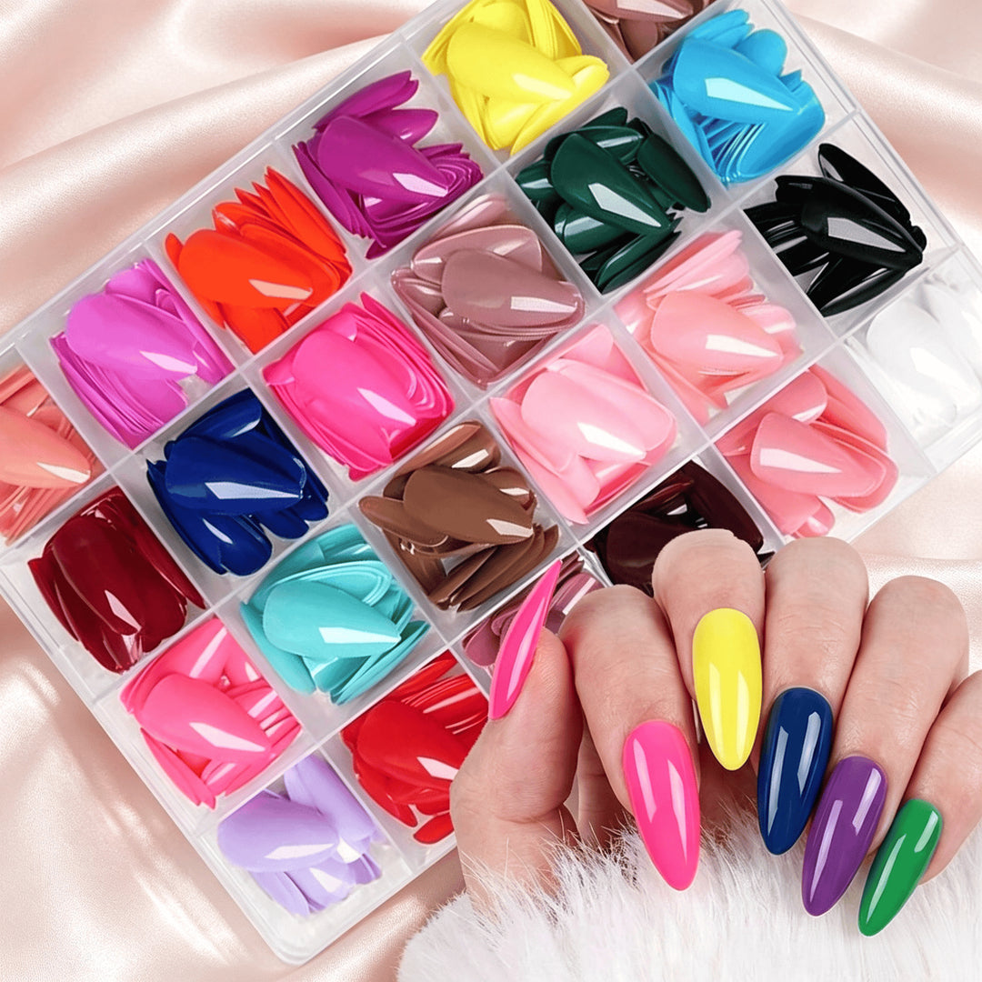Premium Glossy False Nail Tips Kalsten